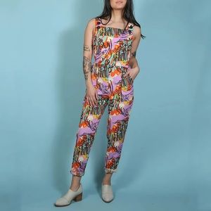 Nooworks Multicolor Abstract Jumpsuit